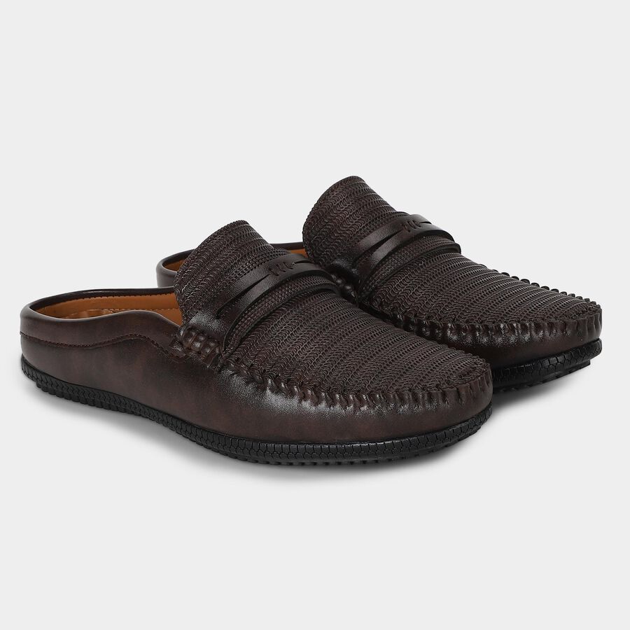 Men's Formal Shoes, भूरा, large