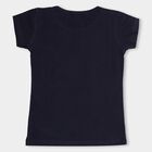 Girls' 100% Cotton T-Shirt , नेवी ब्लू, small image number null