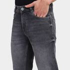 Men's Slim Fit Jeans , Dark Grey, small image number null