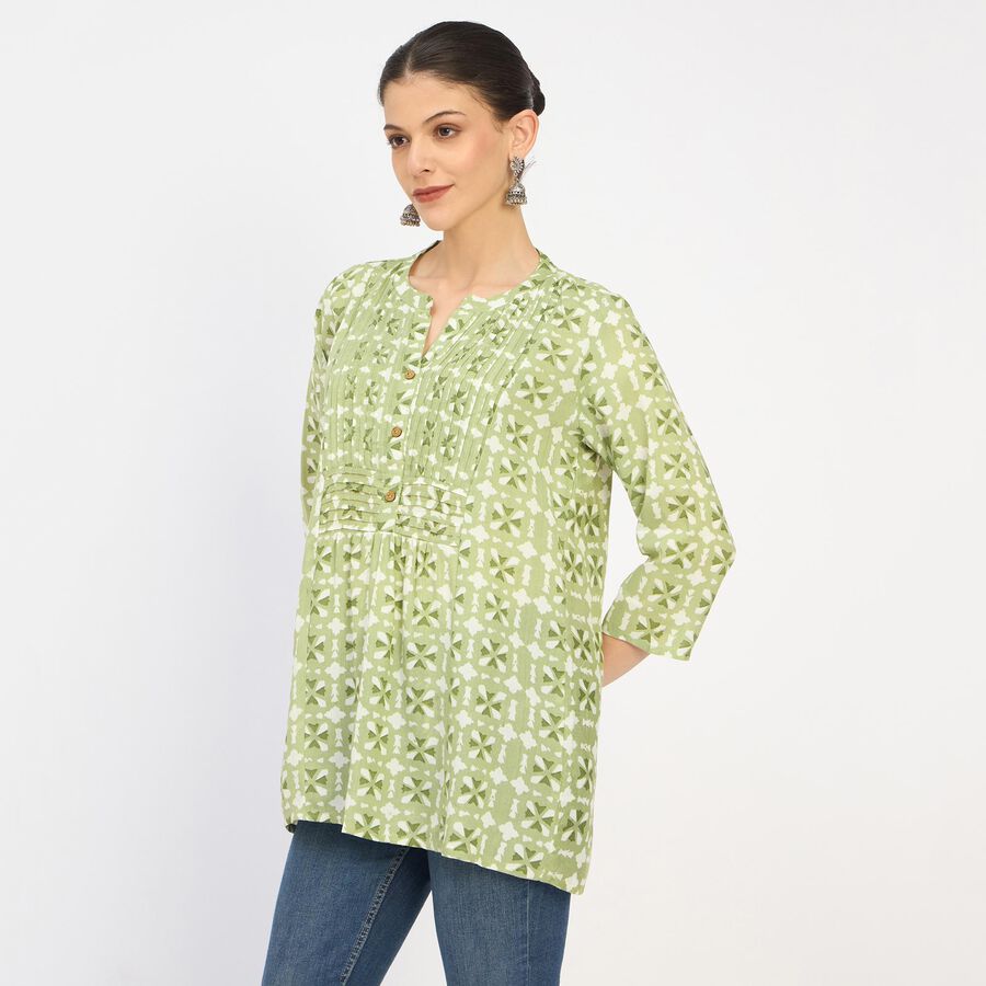 Ladies' Kurta, Light Green, large image number null
