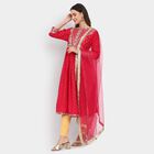 Ladies' Ethnic Set , रानी (फ्यूशिया), small image number null