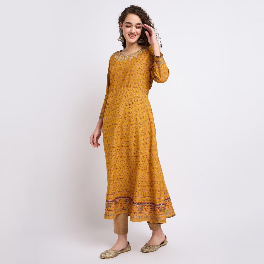 Ladies' Kurta, पीला, large image number null