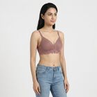 Women's Brown Plunge T-Shirt Bra, Brown, small