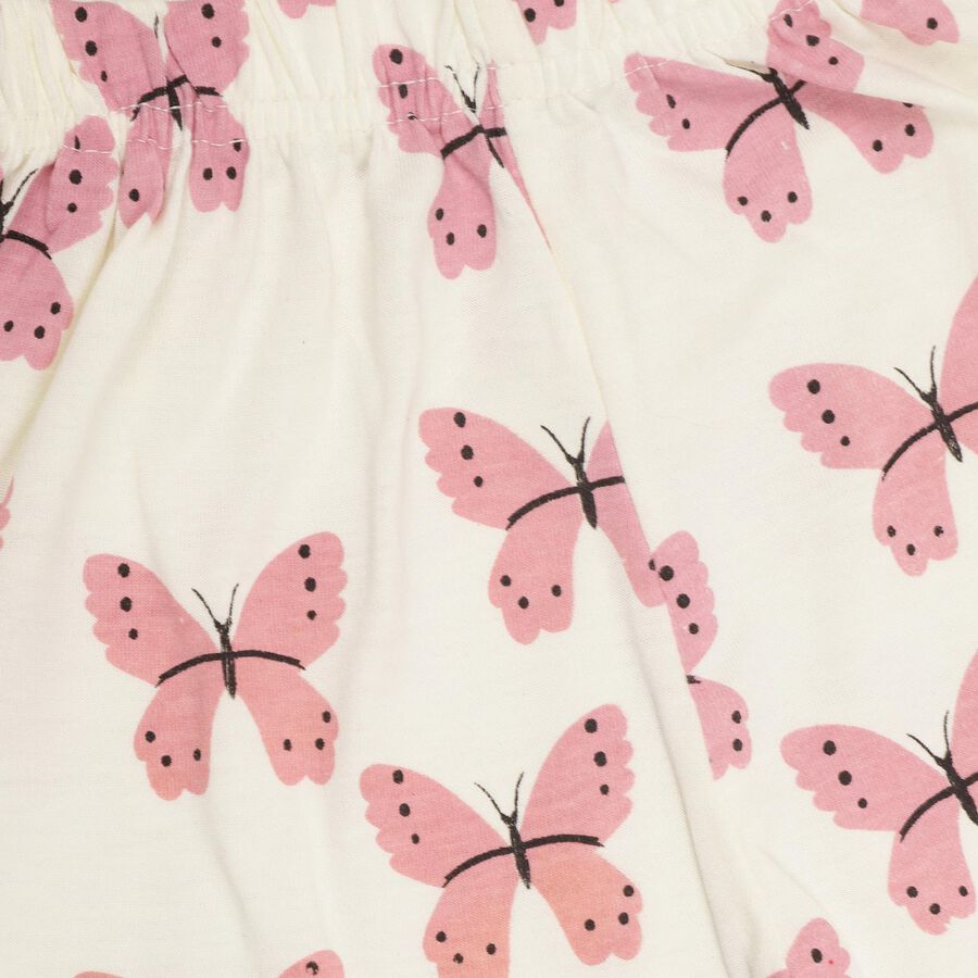 Girls' Pyjama , White, large