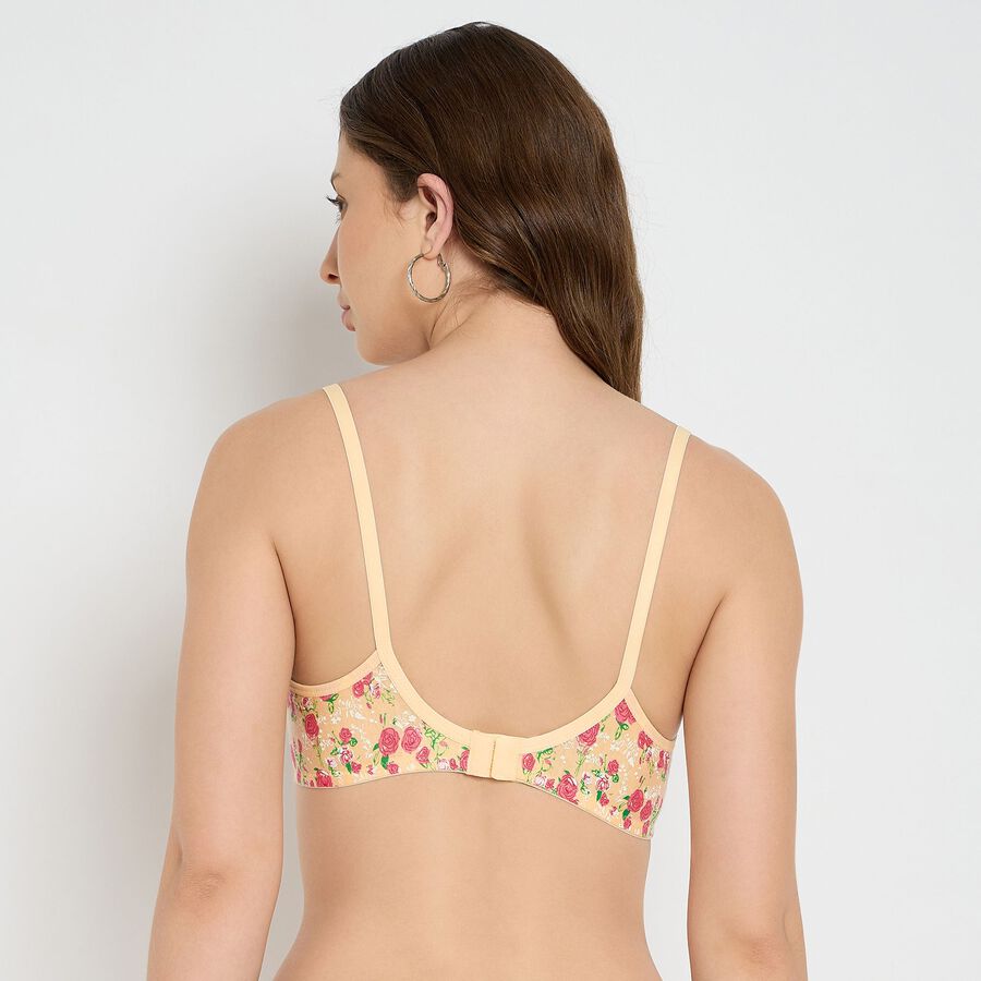 Ladies' 100% Cotton Bra , Yellow, large image number null