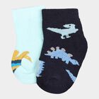 Infants Cotton Solid Socks, Navy Blue, small image number null