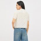 Ladies' Eggshell White Classic Casual Shirt, White, small image number null