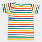 Boys' 100% Cotton Half Sleeves T-Shirt, White, small image number null