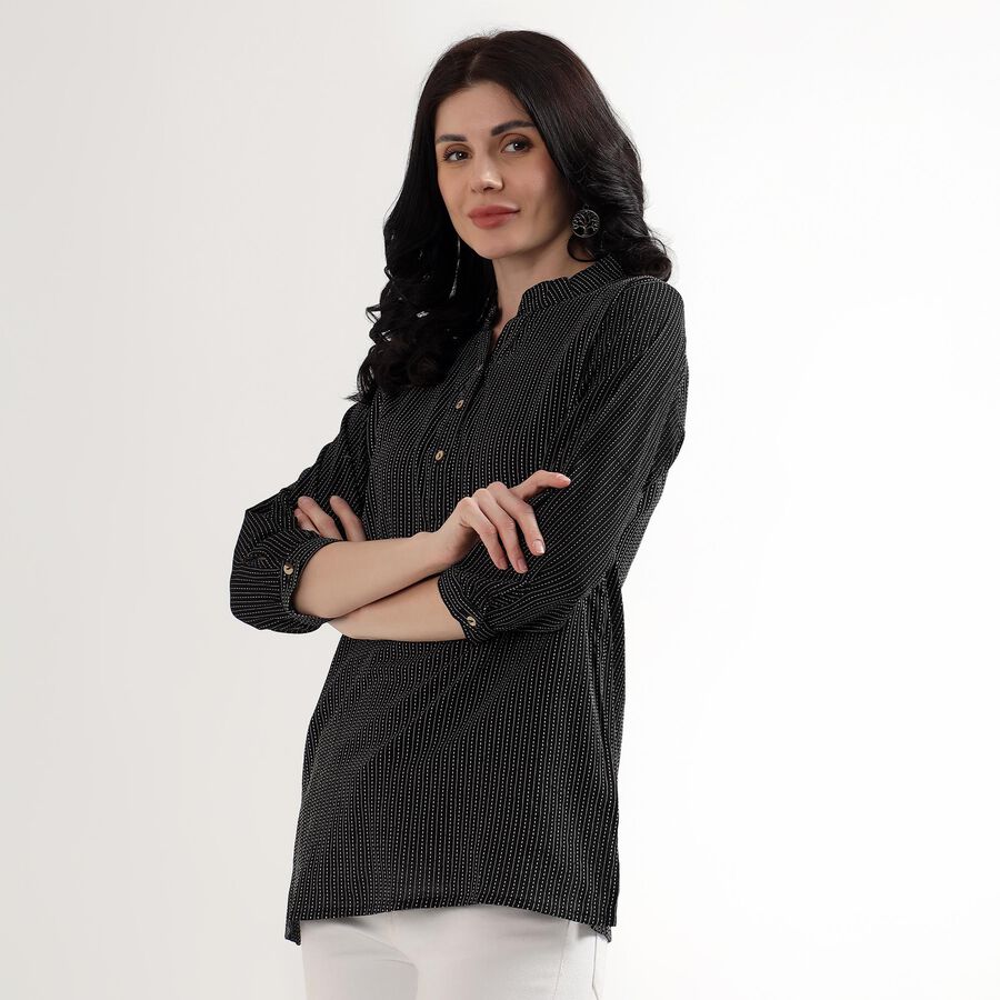 Ladies' Kurti, काला, large image number null