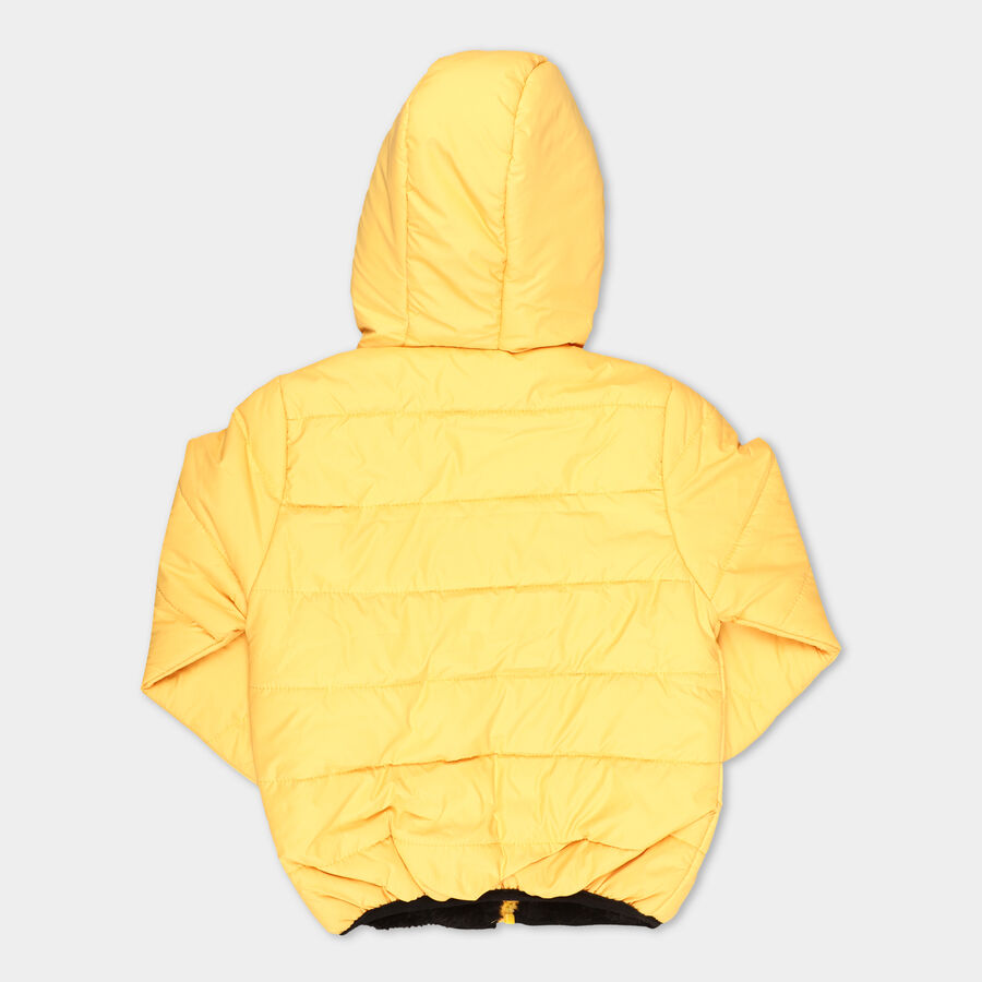 Boys Solid Jacket, Mustard, large image number null
