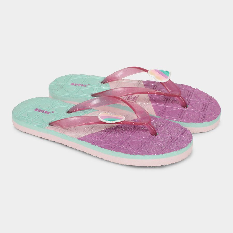 Girls' Slipper, Pink, large image number null
