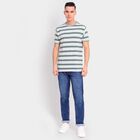 Men's 100% Cotton Round Neck Half Sleeves T-Shirt, गहरा हरा, small image number null