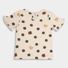 Infants' 100% Cotton T-Shirt , Off White, small image number null