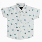 Boys' 100% Cotton Casual Shirt, Light Blue, small image number null