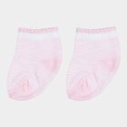 Infants Cotton Solid Socks, Pink, small image number null