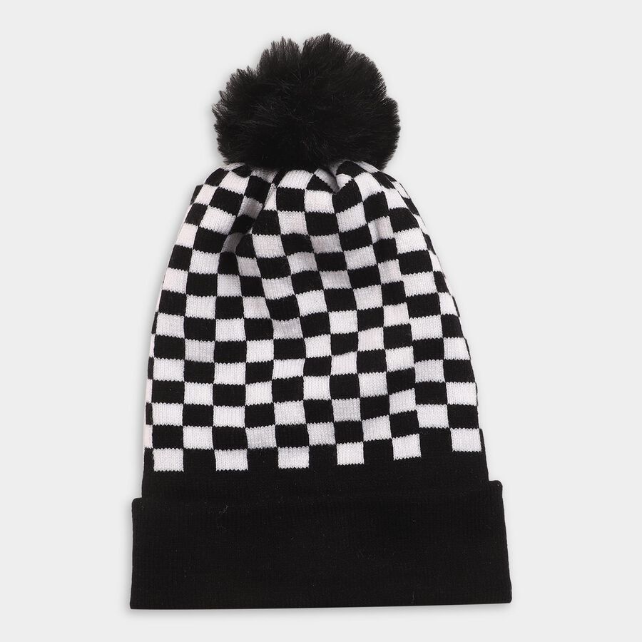 Boys' Cap, Black, large image number null