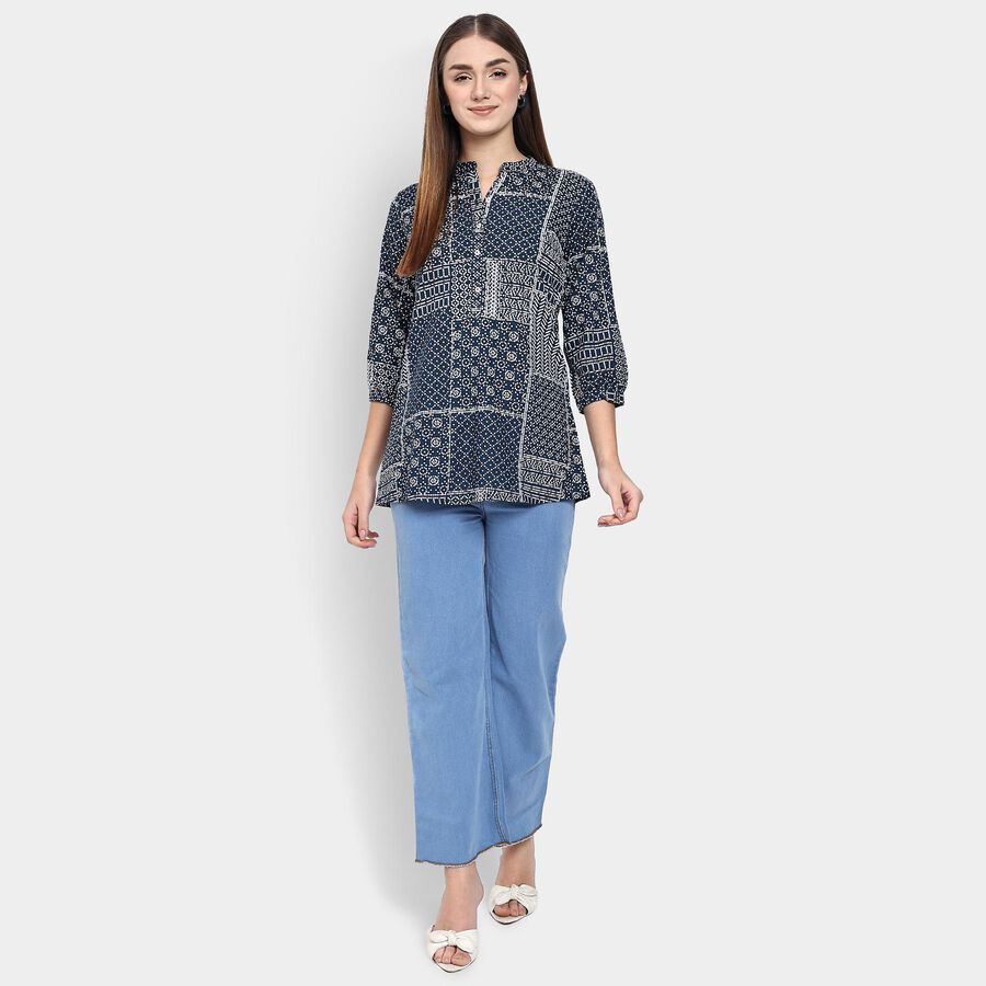 Ladies' Kurti , Dark Blue, large image number null