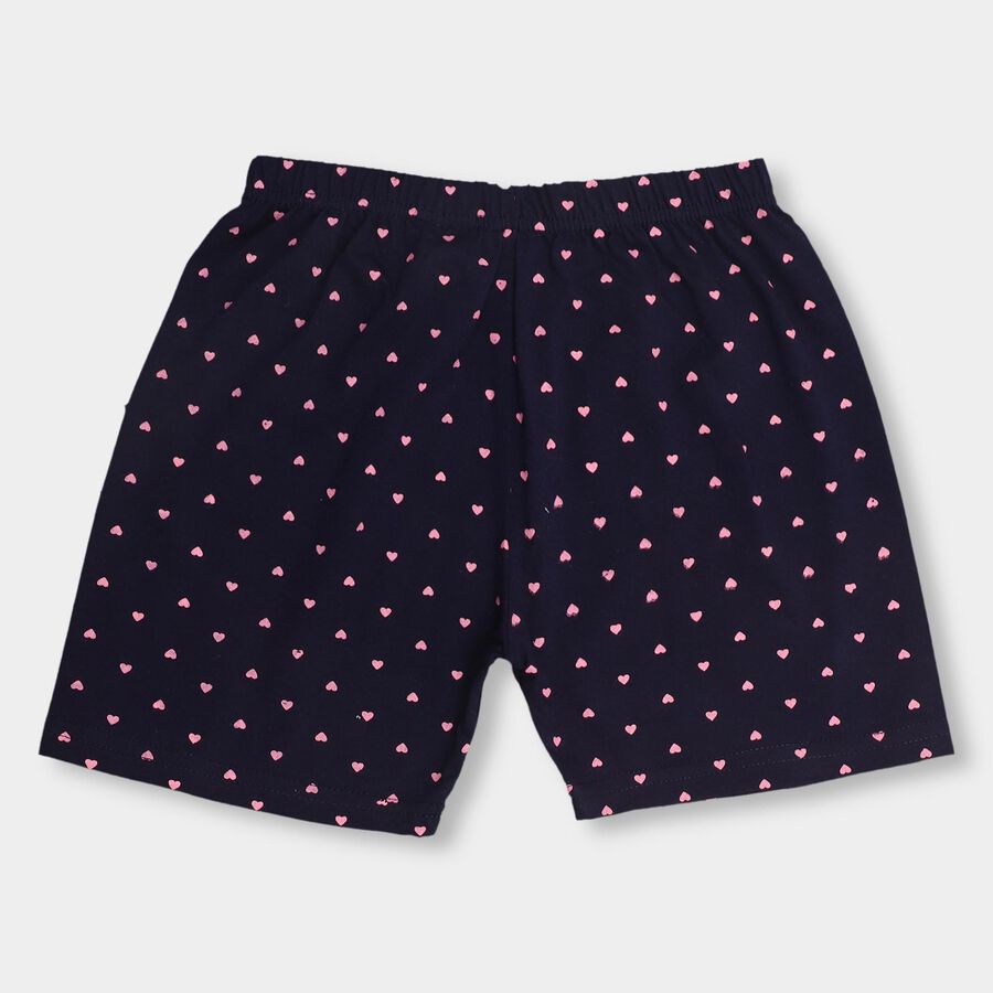 Girls' Shorts, नेवी ब्लू, large image number null