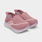 Girls Muted Dusty Rose Pink Slip-On Casual Shoes, Pink, small image number null