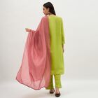 Women's Muted Pink Cotton Crinkled Dupatta, Purple, small image number null