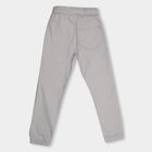 Boys' 100% Cotton Trousers, हल्का ग्रे, small image number null
