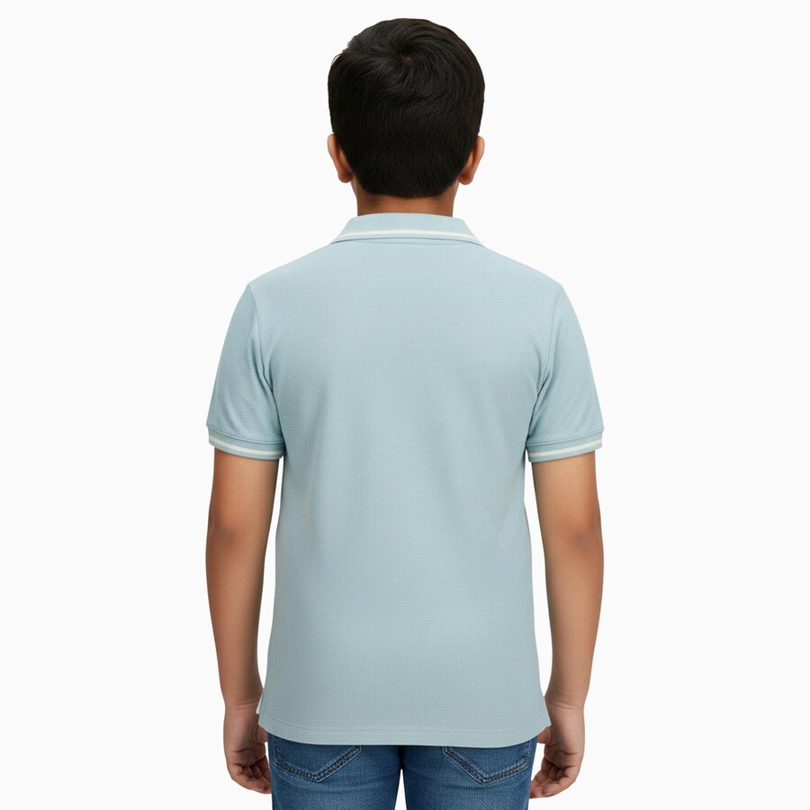 Boys' Half Sleeves T-Shirt, हल्का नीला, large image number null