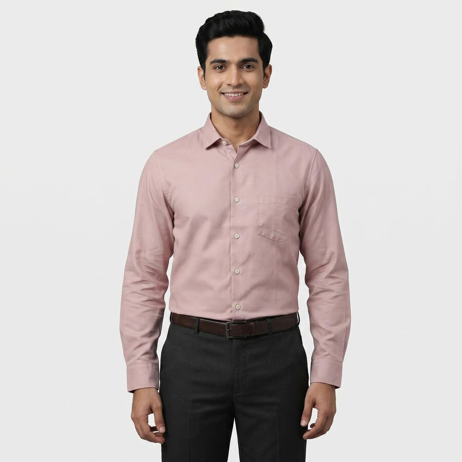 Men's Formal Shirt, Light Pink, large