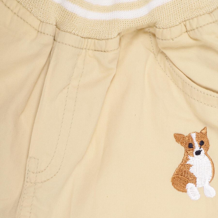 Infants' 100% Cotton Cotton Trousers , एक्रू मिश्रित, large image number null