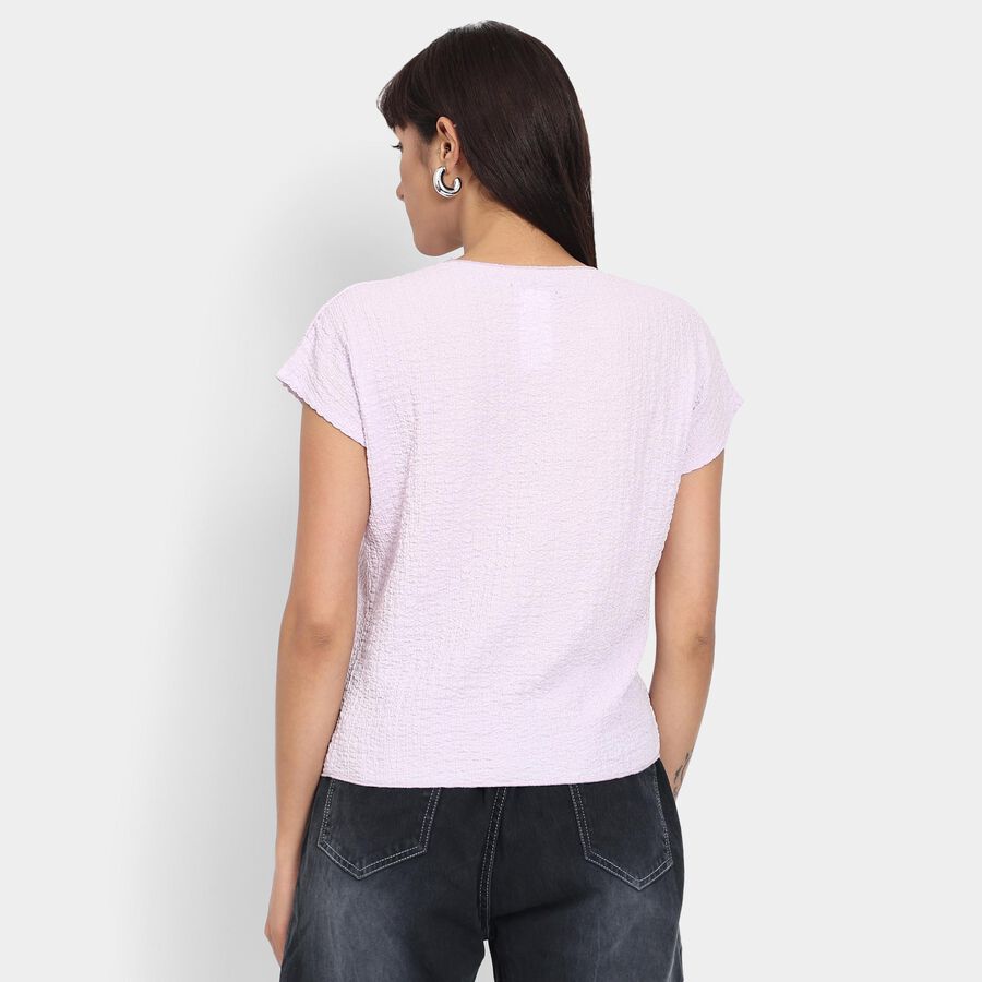 Ladies'  Crop  Top, लाइलेक, large image number null