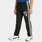 Boys Black Straight Fit Football Print Pyjama, Black, small