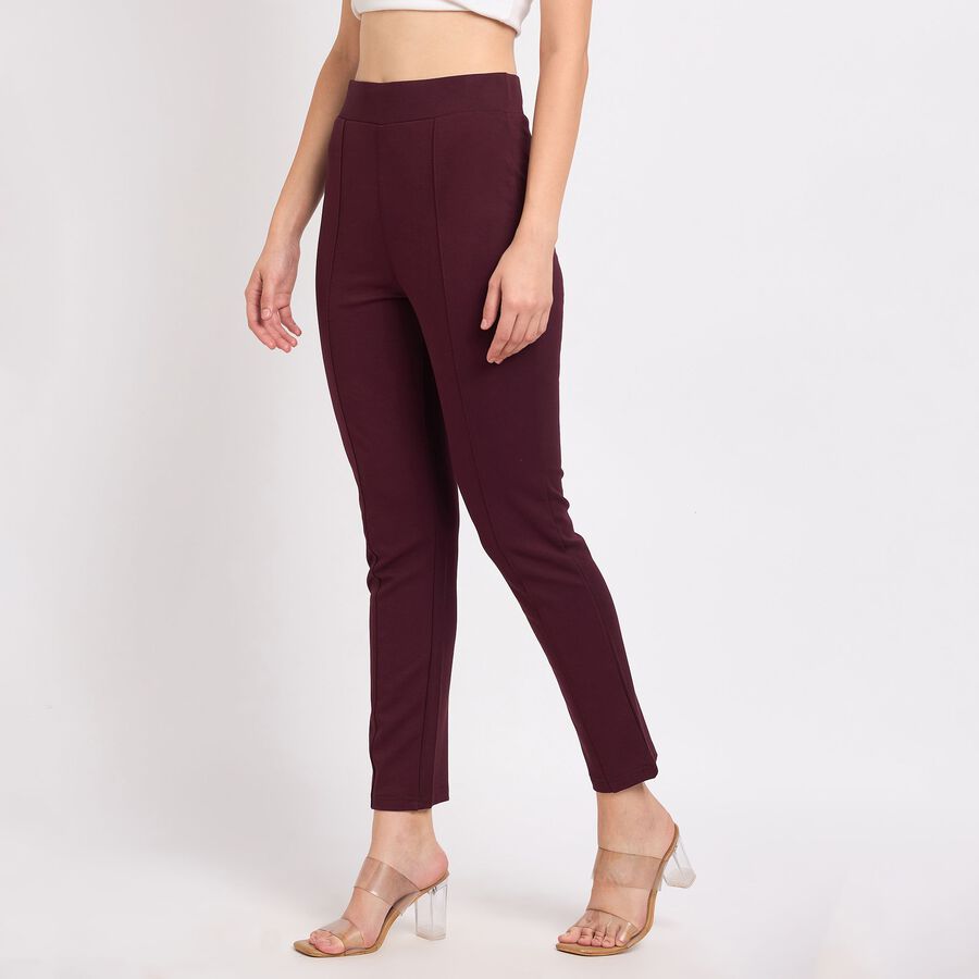 Ladies' Trousers, Wine, large image number null
