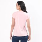 Ladies' Round Neck T-Shirt, हल्का गुलाबी, small image number null
