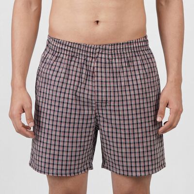 Men's Black Regular Fit Solid Boxers