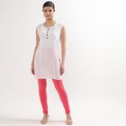 Ladies' Ankle Length Churidar, मूँगा (कोरल), small image number null