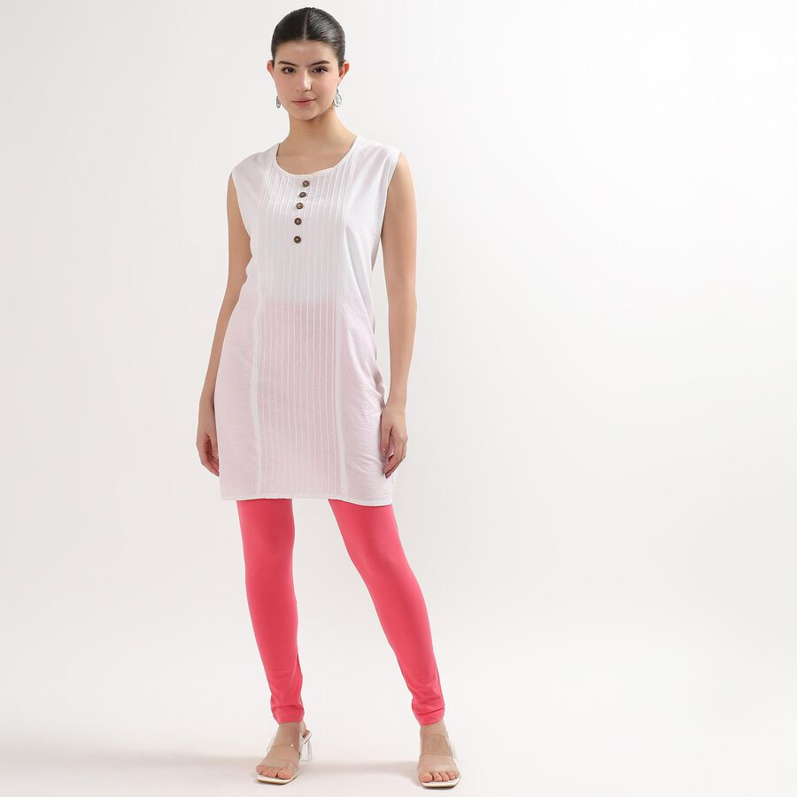 Ladies' Ankle Length Churidar, मूँगा (कोरल), large image number null