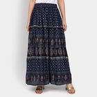 Ladies' Lehenga Skirt, Navy Blue, small image number null