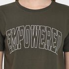 Ladies' Round Neck T-Shirt , ओलिव, small image number null