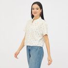 Ladies' Eggshell White Classic Casual Shirt, White, small image number null