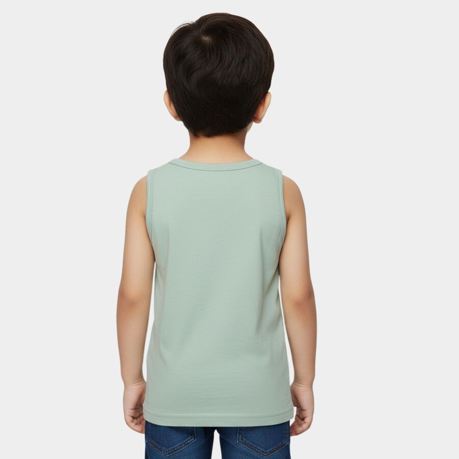Boys' T-Shirt, हल्का हरा, large