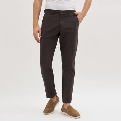 Men's 100% Cotton Slim Fit Casual Trousers
