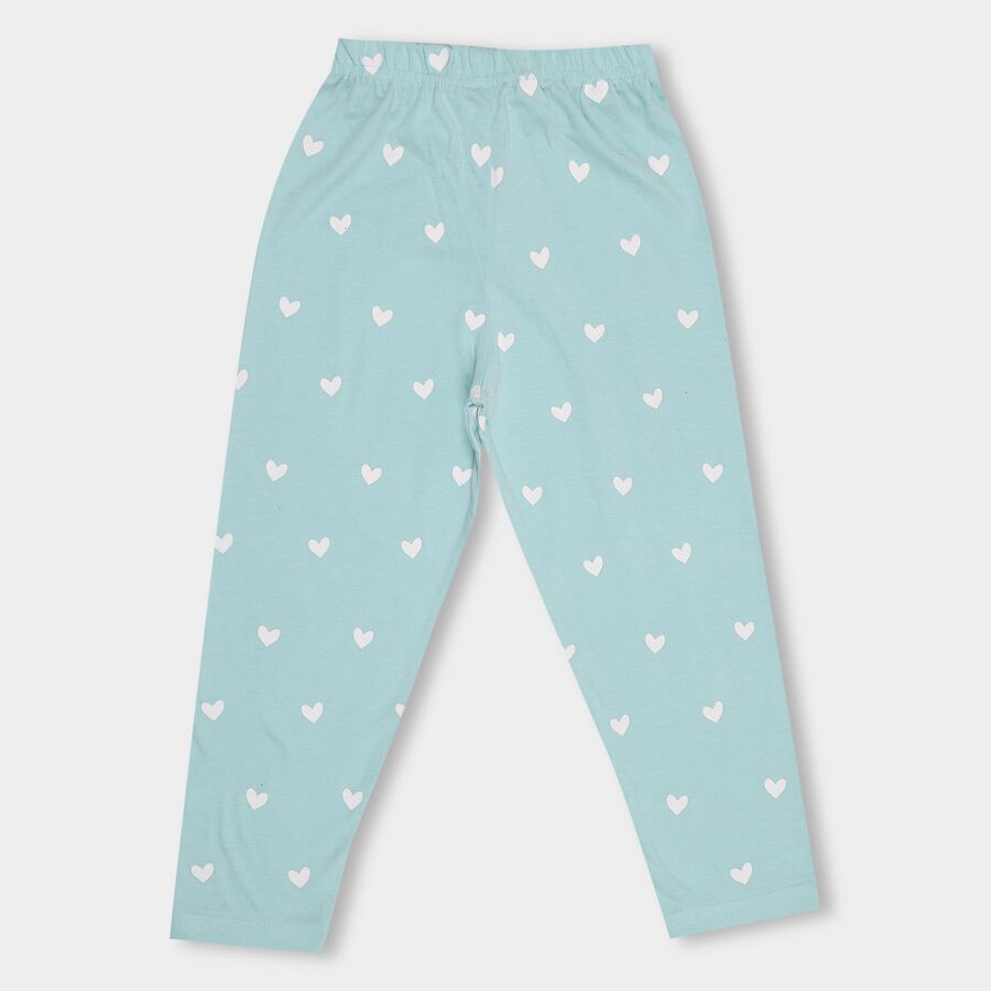 Girls' Pyjama, Aqua, large image number null