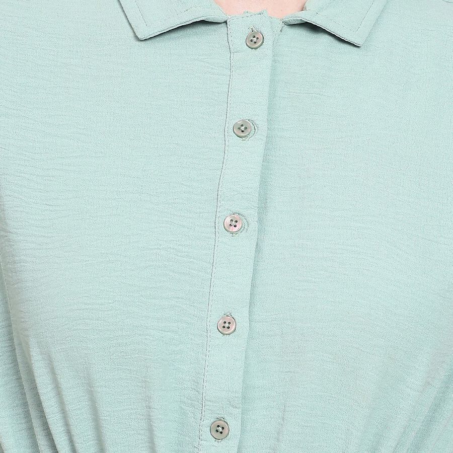 Ladies' Dress, हल्का हरा, large image number null