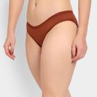 Ladies' 100% Cotton Panty, Brown, small image number null