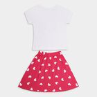 Girls' Top Skirt , गुलाबी, small image number null