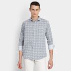 Men's 100% Cotton Casual Shirt, सफ़ेद, small image number null