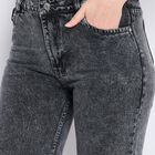 Ladies' 100% Cotton Jeans , गहरा ग्रे, small image number null