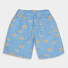 Boys' 100% Cotton Bermudas, Mid Blue, small image number null