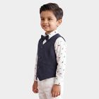 Boys White Cotton Shirt, White, small