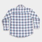 Boys' Cotton Casual Shirt, मध्यम नीला, small image number null