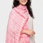 Women's Pink Printed Dupatta, गुलाबी, small
